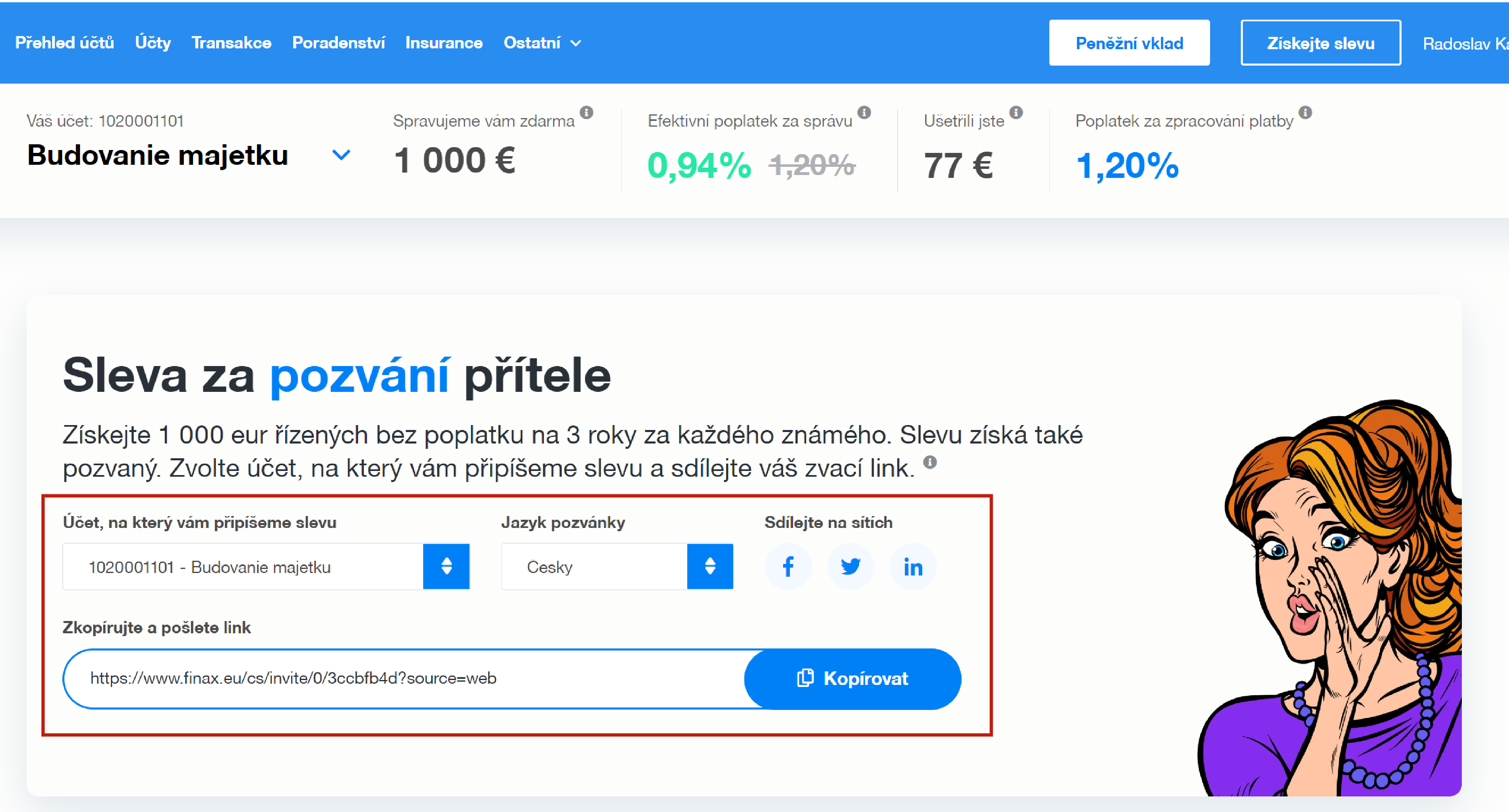 Přehled slev a vyšší sleva za pozvání | Finax.euPřehled slev a vyšší sleva za pozvání | Finax.eu