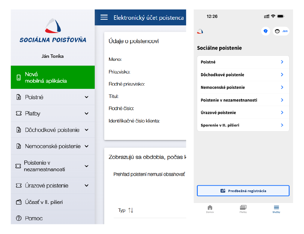 Elektronický účet poistenca (EÚP) Finax.sk