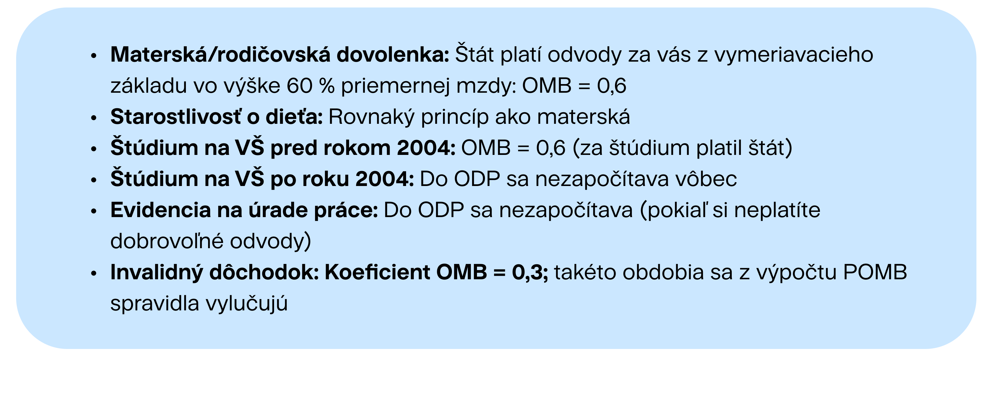 Špeciálne obdobia a ich vplyv na POMB Finax.sk