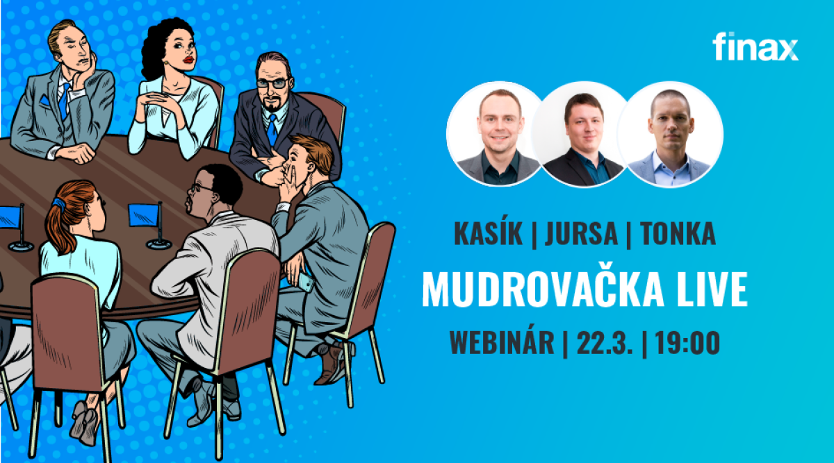 Webinár | Live Mudrovačka - Odpovede na vaše otázky k vývoju investícií a financií