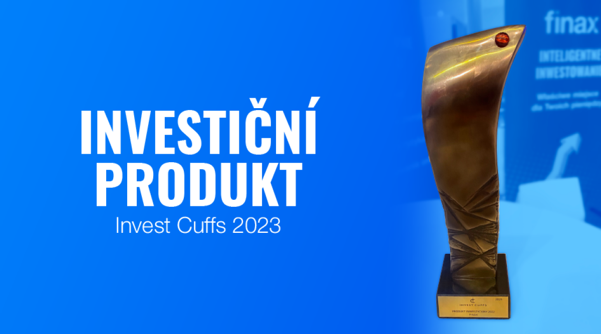 Finax je Investičním produktem roku Invest Cuffs 2023 | Finax.eu