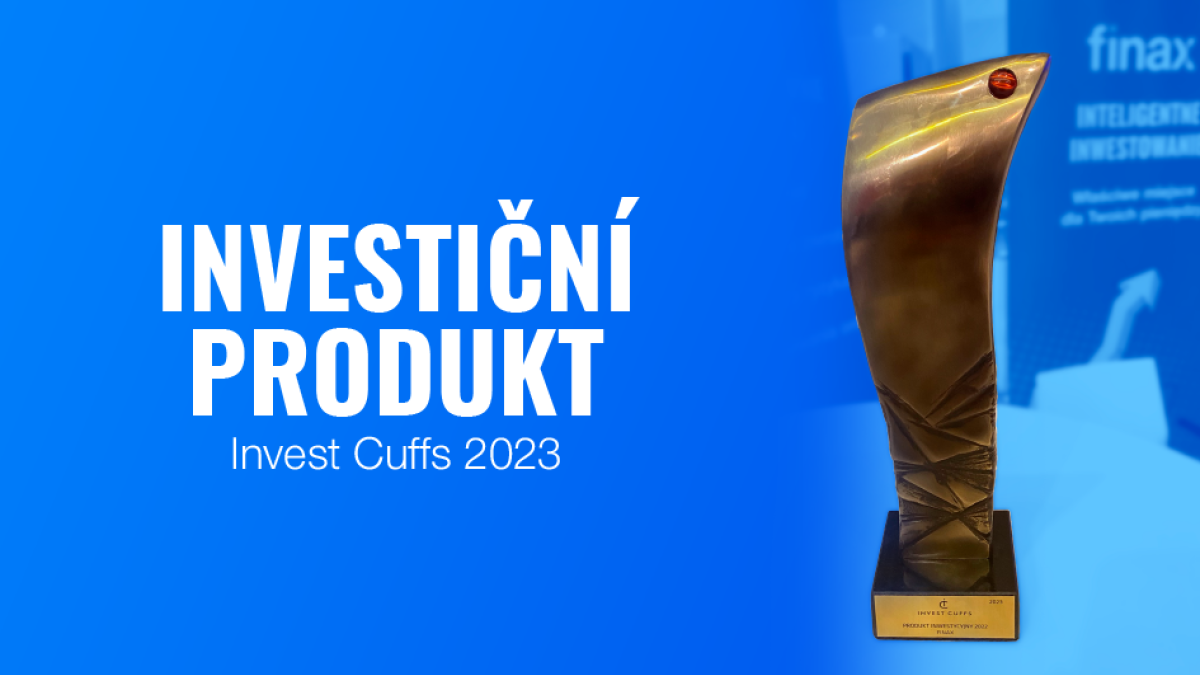 Finax je Investičním produktem roku Invest Cuffs 2023 | Finax.eu