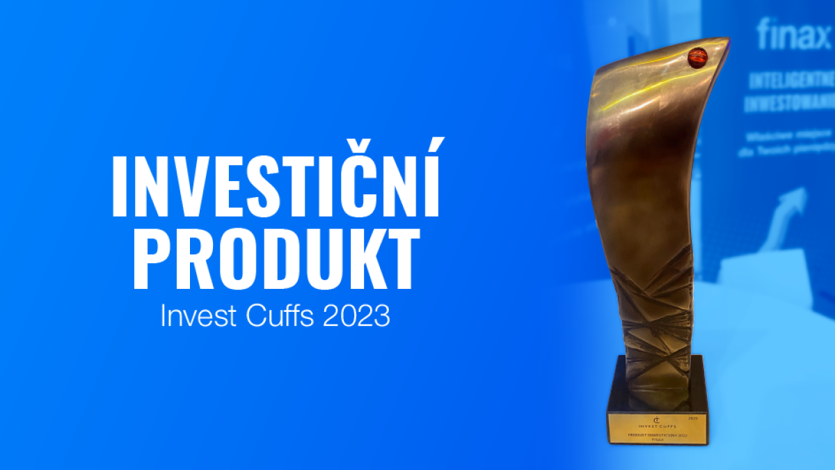 Finax je Investičním produktem roku Invest Cuffs 2023 | Finax.eu