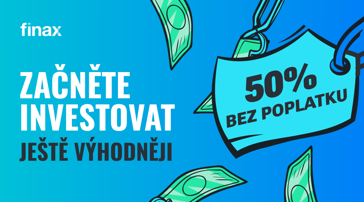 Investujte za polovinu: 50% sleva na zářijové vklady | Finax.eu
