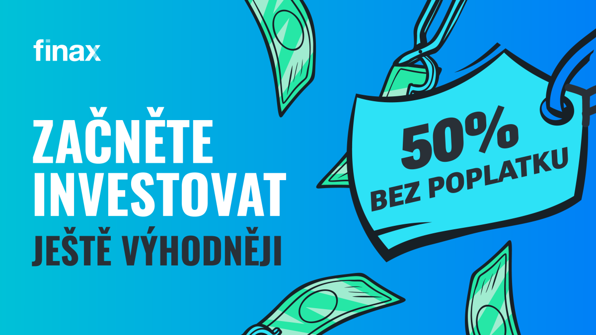 Investujte za polovinu: 50% sleva na zářijové vklady | Finax.eu