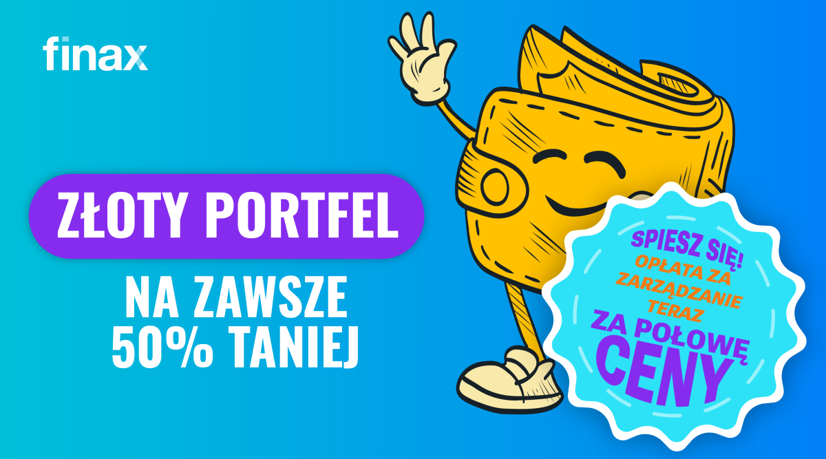 Promocja: Złoty Portfel już zawsze o połowę taniej | Finax.eu