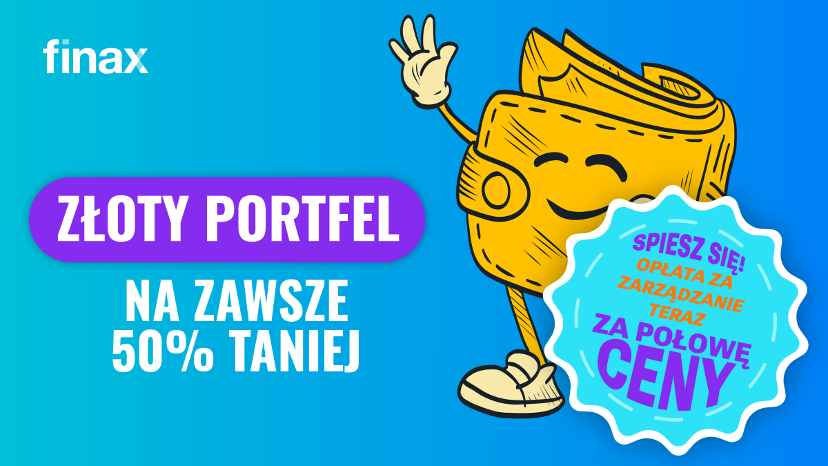 Promocja: Złoty Portfel już zawsze o połowę taniej | Finax.eu