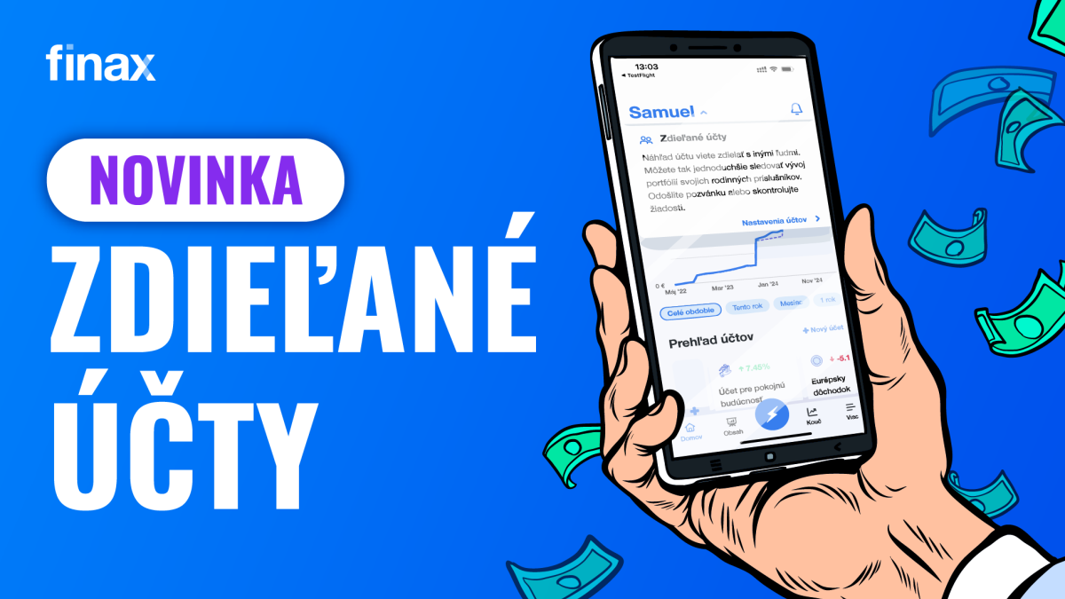 Novinka: zdieľané účty | Finax.sk