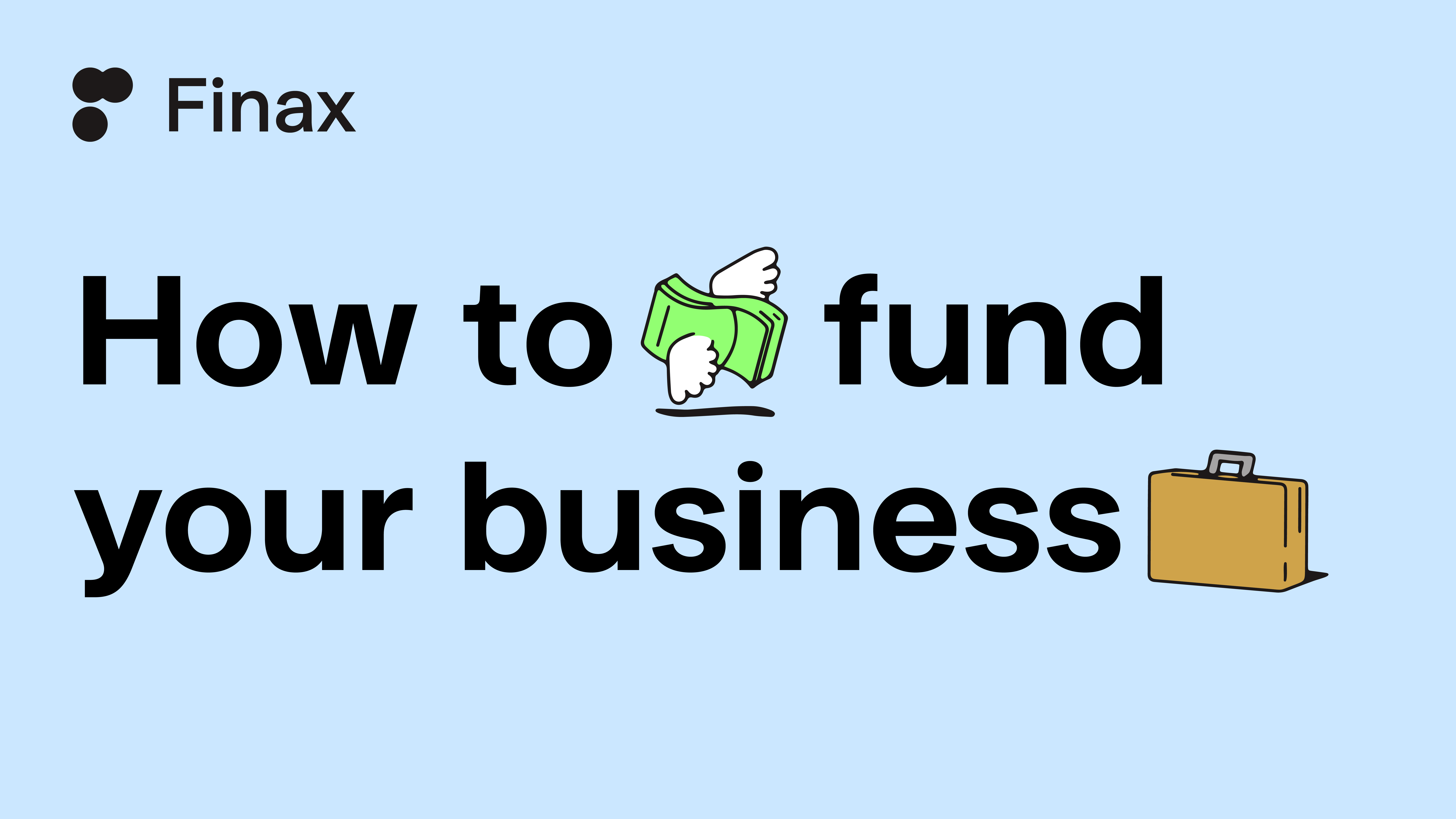 How to fund a business | Finax.eu
