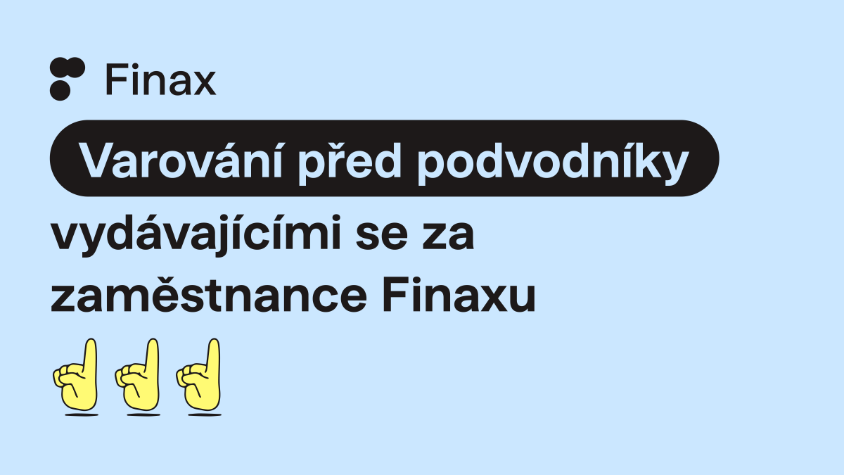 Varování před podvodníky vydávajícími se za zaměstnance Finaxu | Finax.eu