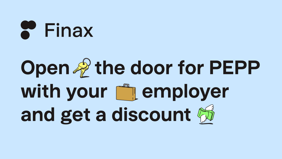 Open the door to PEPP at your company and get a discount | Finax.eu