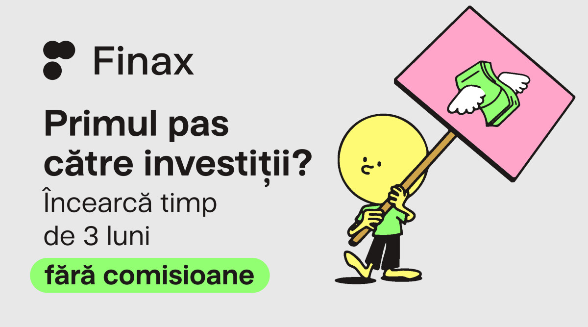 Începe să investești fără comisioane de administrare timp de trei luni | Finax.eu