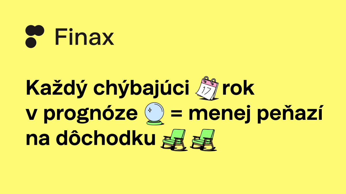 Dôchodková prognóza: Ako doplniť chýbajúce údaje | Finax.sk